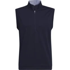 Adidas Polo Elevated 1/4-Zip, ärmellos, Navy