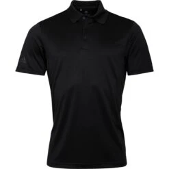 Adidas Poloshirt Performance, Kurzarm, Schwarz