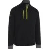 Callaway Layer Midweight Textured Fleece 1/4-Zip, Schwarz/gelb -Polo und Mütze callaway layer midweight textured fleece 14 zip schwarzgelb schwarz 5060782 1 1280x1280