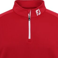 FootJoy Chill-Out Pullover, Athletic Fit, Rot -Polo und Mütze footjoy chill out pullover athletic fit rot rot 6857449 2Dm8gAYmLI6qbe 1280x1280