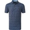FootJoy Polo Key West Circle, Navy/hellblau