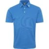 FootJoy Poloshirt Stretch Piquet, Athletic Fit, Kurzarm, Blau