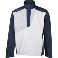 Galvin Green Layer Axley 1/2-Zip, Navy/hellgrau/weiß