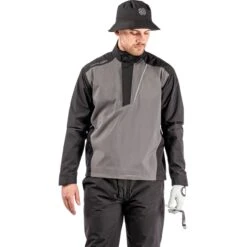 Galvin Green Layer Axley 1/2-Zip, Schwarz/dunkelgrau -Polo und Mütze galvin green layer axley 12 zip schwarzdunkelgrau schwarz 5059882 3 1280x1280