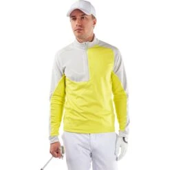 Galvin Green Layer Daxton 1/2-Zip, Lime/hellgrau/weiß -Polo und Mütze galvin green layer daxton 12 zip limehellgrauweiss gruen 5059967 3 1280x1280