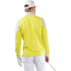 Galvin Green Layer Daxton 1/2-Zip, Lime/hellgrau/weiß -Polo und Mütze galvin green layer daxton 12 zip limehellgrauweiss gruen 5059967 4 1280x1280