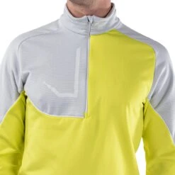 Galvin Green Layer Daxton 1/2-Zip, Lime/hellgrau/weiß -Polo und Mütze galvin green layer daxton 12 zip limehellgrauweiss gruen 5059967 6 1280x1280
