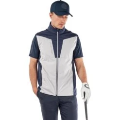 Galvin Green Weste Lathan, Hellgrau/navy -Polo und Mütze galvin green weste lathan hellgraunavy grau 5059937 3 1280x1280