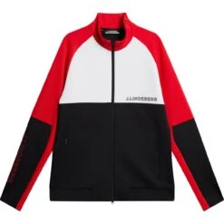 J.Lindeberg J. LINDEBERG Layer Lazarus, Schwarz/weiß/rot