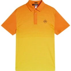 J.Lindeberg J. LINDEBERG Polo Lowell Slim Fit, Orange/gelb