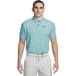 Nike Golf Polo Dri-FIT Tour Heather, Türkis