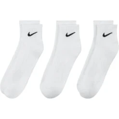 Nike Golf Socken Everyday Cush Ankle 3er-Pack, Weiß
