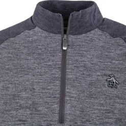 Original Penguin Layer 1/4-Zip Raglan, Anthrazit -Polo und Mütze original penguin layer 14 zip raglan anthrazit grau 6914378 2Rful9HarRjcAv 1280x1280