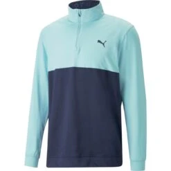 Puma Midlayer Gamer Colorblock, Hellblau/navy