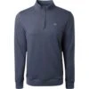 TRAVISMATHEW Layer Cloud Quarter Zip 2.0, Blaugrau
