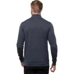TRAVISMATHEW Layer Cloud Quarter Zip 2.0, Blaugrau -Polo und Mütze travismathew layer cloud quarter zip 20 blaugrau blau 5062365 5QJgIfRdXRKooz 1280x1280