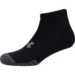 Under Armour Socken HeatGear Lo Cut, Schwarz/grau